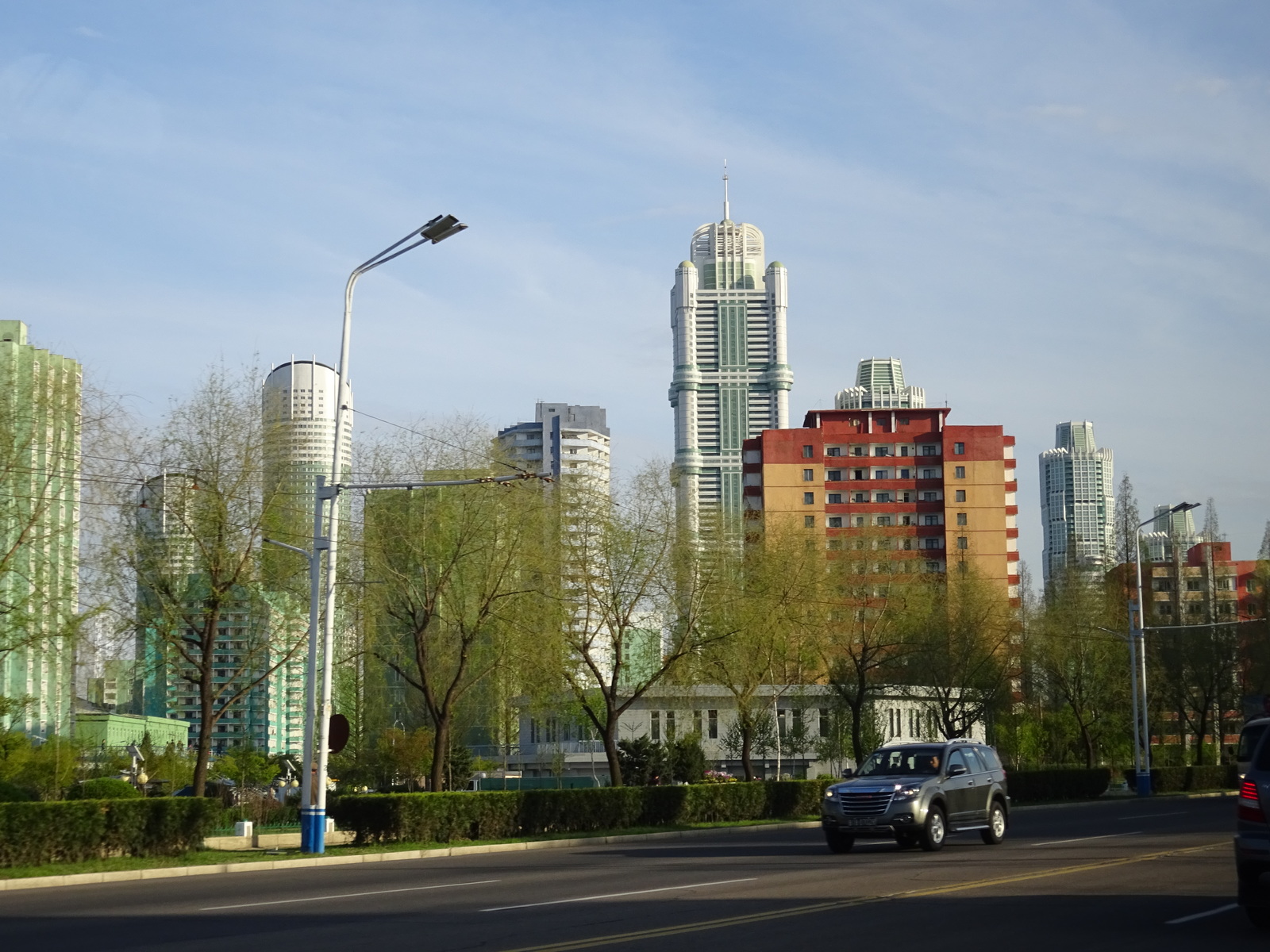 A trip to the DPRK in April 2018. Outskirts of Pyongyang in the evening. - My, North Korea, Travels, Longpost