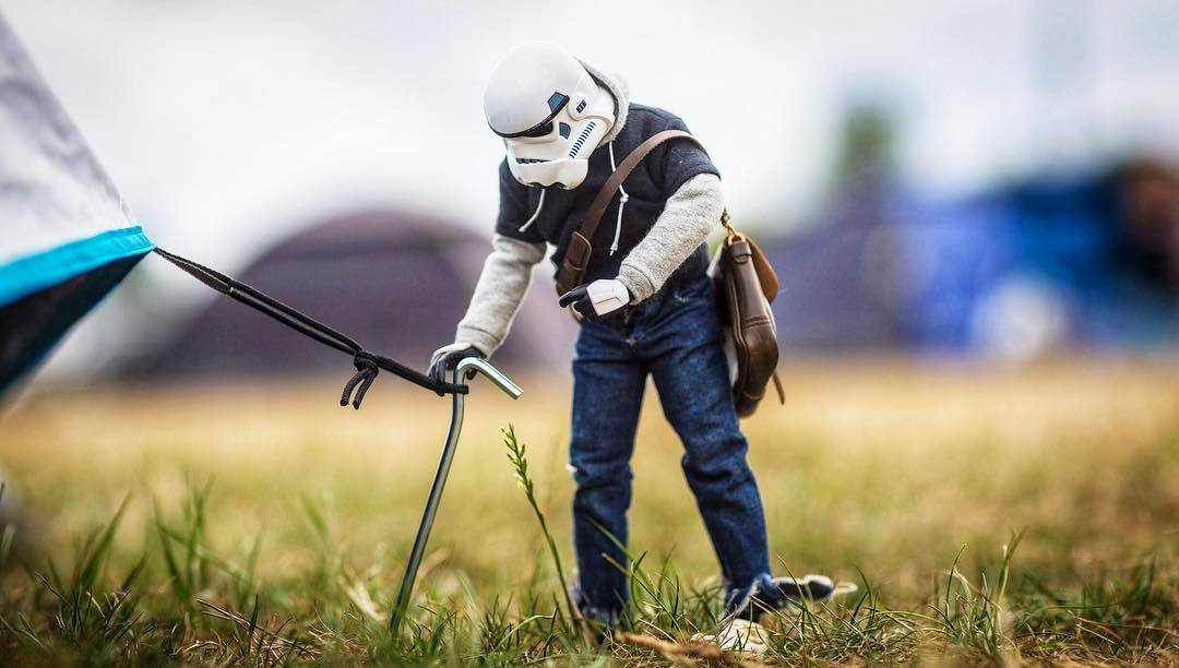 The Life of a Star Wars Toy Stormtrooper, Photographed by Darryll Jones - Star Wars, Star Wars I: The Phantom Menace, A selection, Longpost, Jointed doll