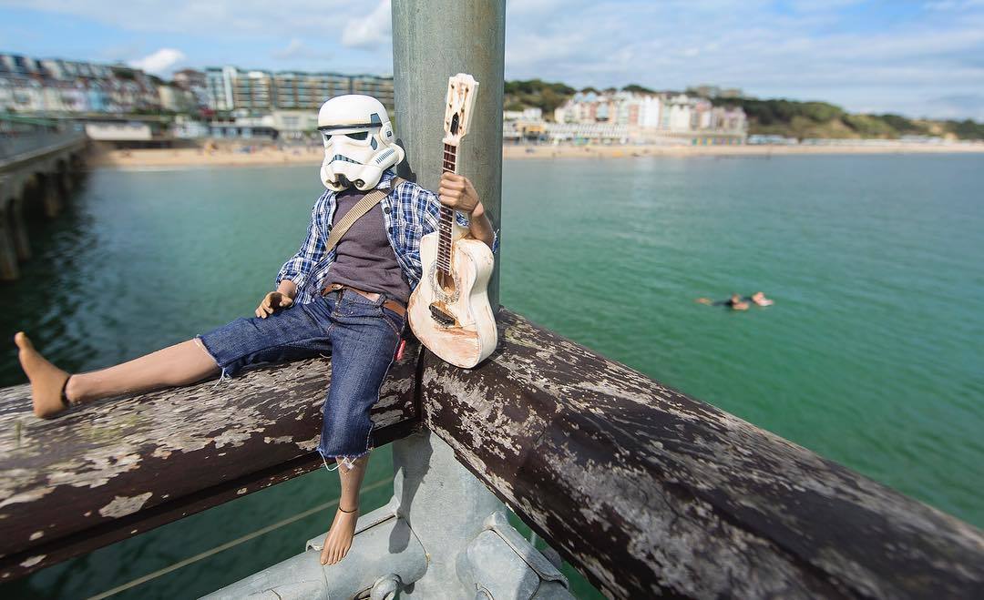 The Life of a Star Wars Toy Stormtrooper, Photographed by Darryll Jones - Star Wars, Star Wars I: The Phantom Menace, A selection, Longpost, Jointed doll