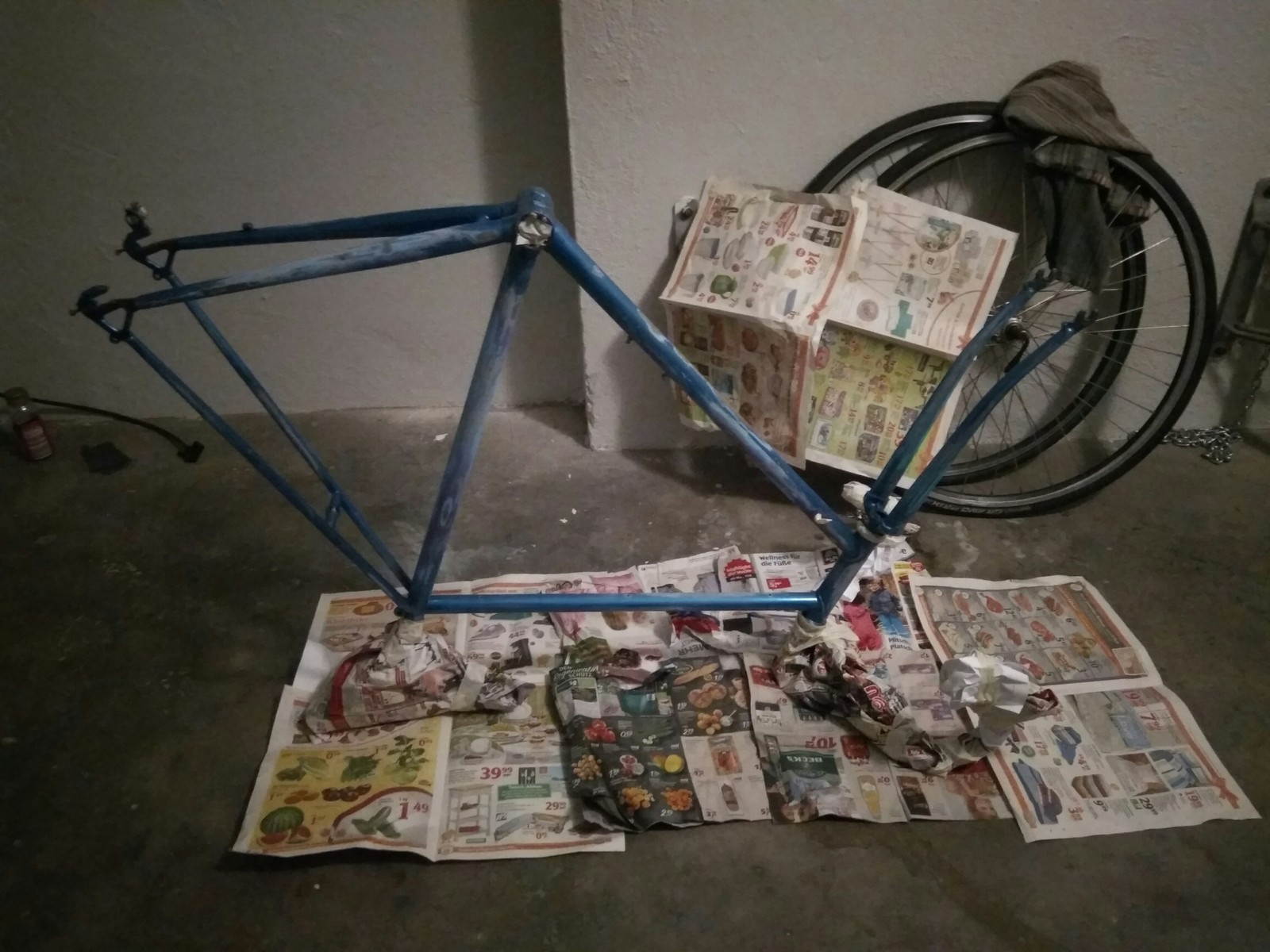 Rags to Riches Part 10: Adidas Paint - My, A bike, Longpost, Noob, Repair, Highwayman, Vintage, Painting, Error