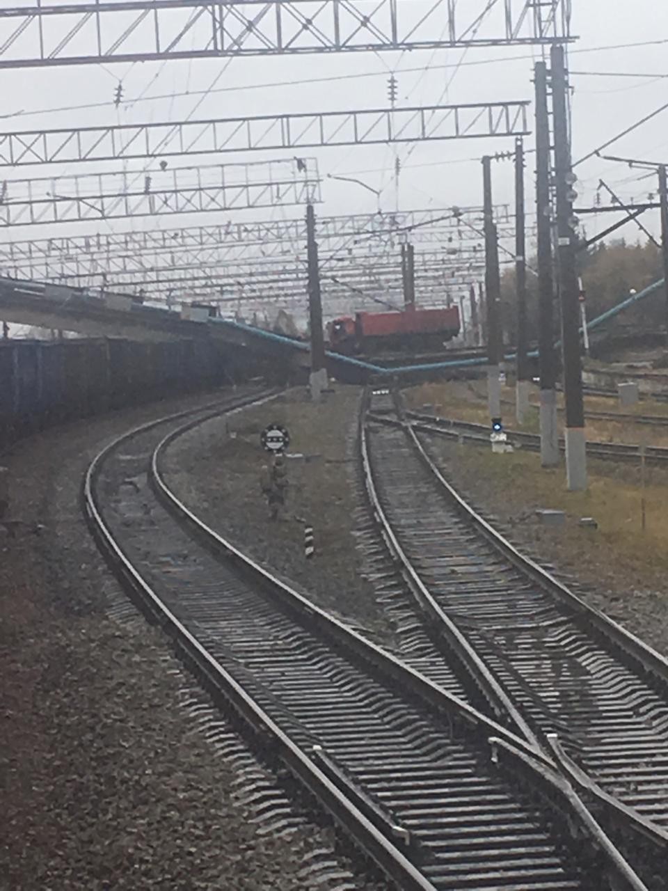 Упал мост - Мост, Обрушение, Железная Дорога, Происшествие, Длиннопост, Амурская область