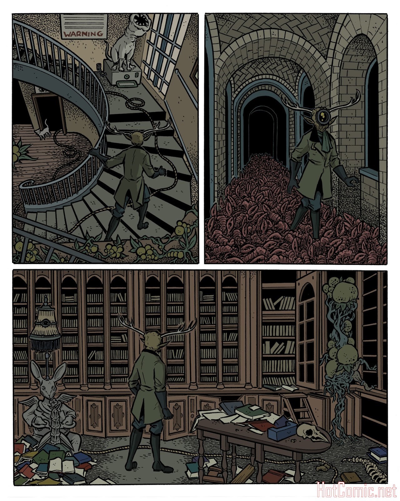 Cochlea & Eustachia - My, Comics, Translation, Surrealism, , Longpost