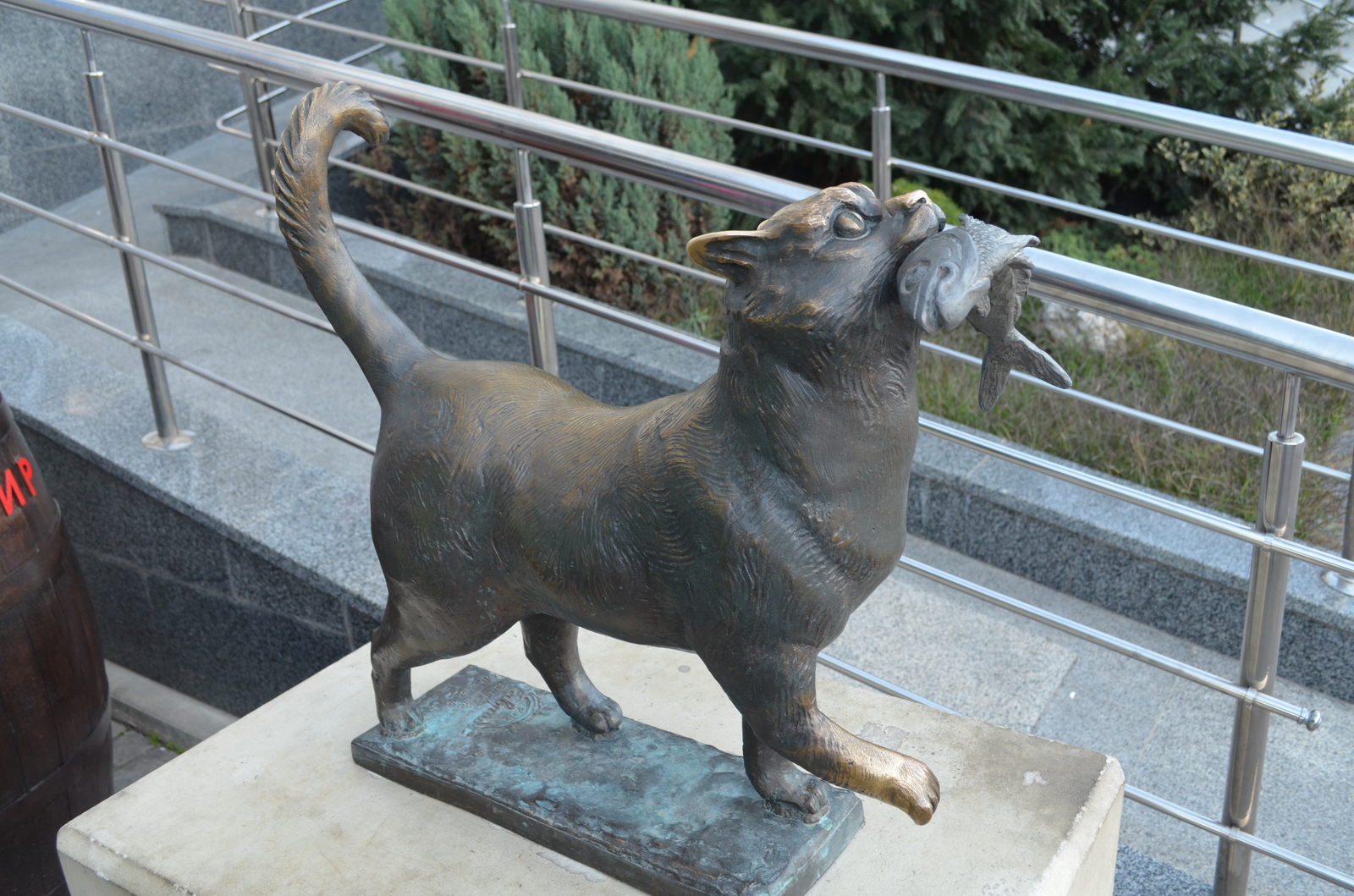 Monument to the Balaklava cat - My, Fishermen, cat, Monument, Balaclava, Sculpture