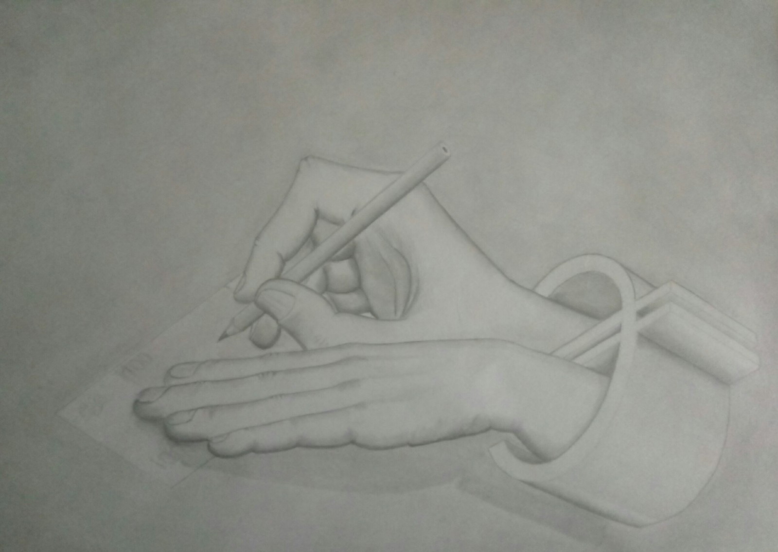 The most massive type of slavery - My, Pencil, Pencil drawing