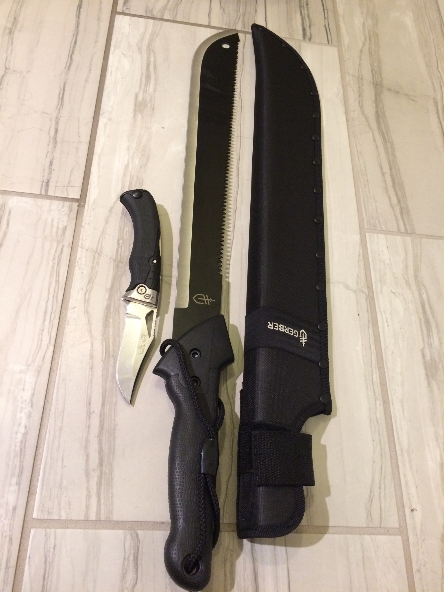 Two brothers. - My, Knife, Machete, Gerber, Longpost