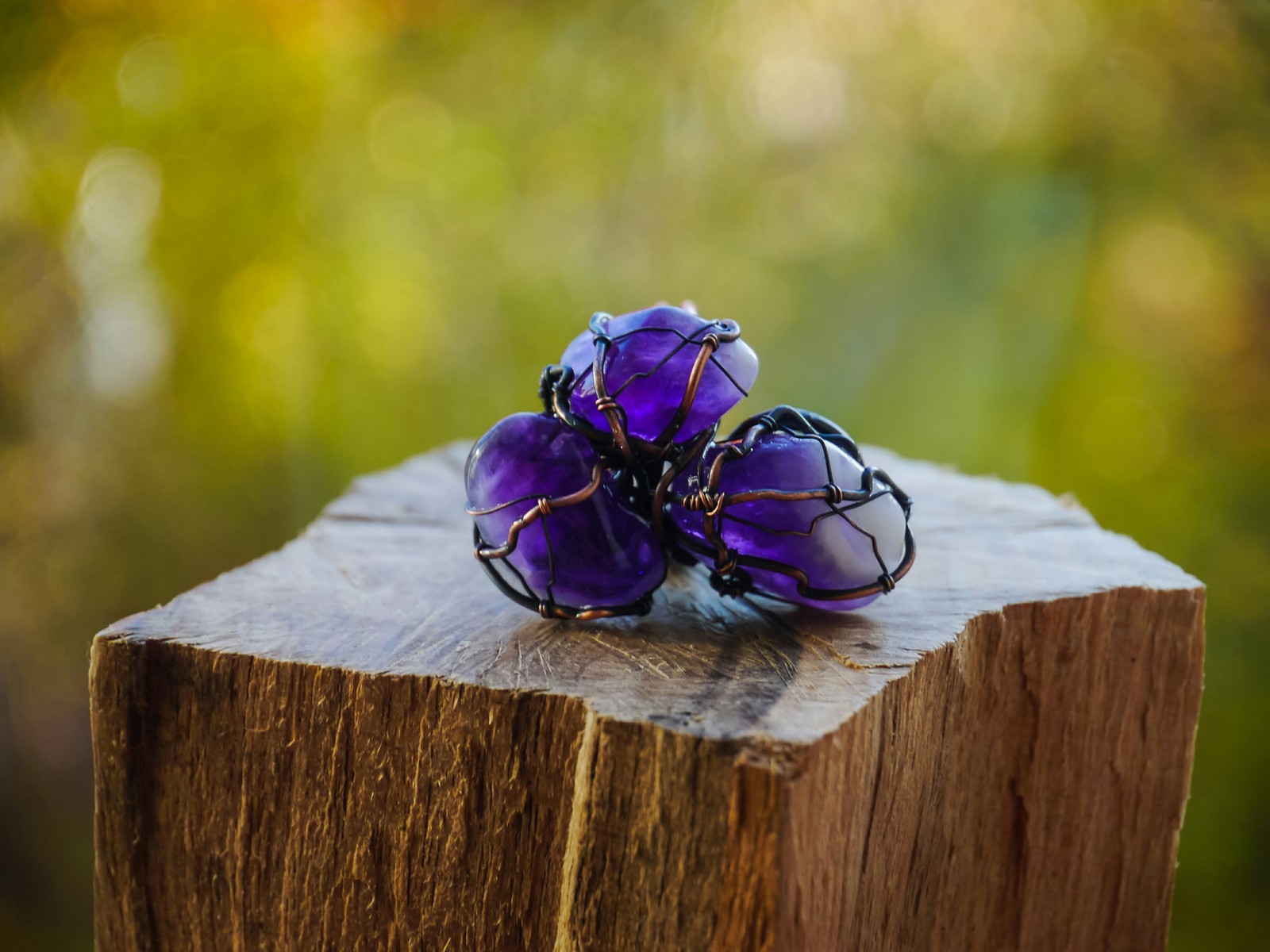 Massive rings with stones - My, Needlework without process, Ring, Decoration, Longpost