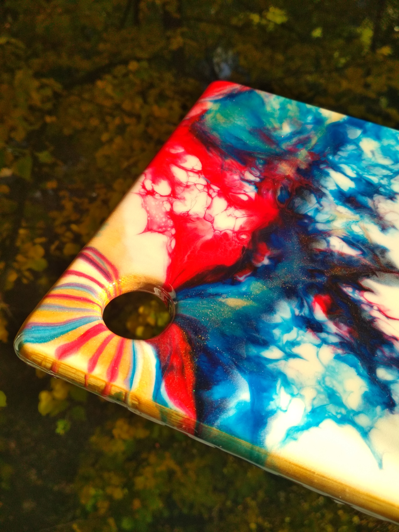 Resin on a cutting board? Decor in the kitchen. - My, Cutting board, Epoxy resin, Resin, Resinart, Longpost