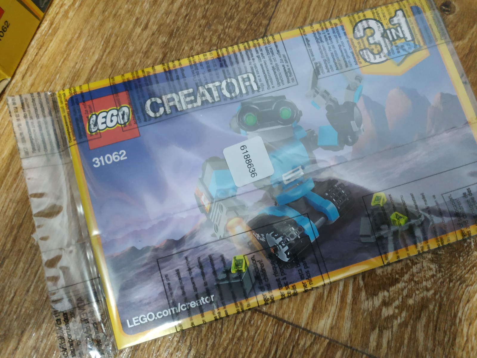 Lego Creator 31062 (Робот-исследователь) - LEGO, LEGO creator, Робот, Длиннопост