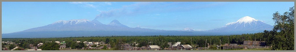 P. Kozyrevsk. - My, Kamchatka, Volcano, , , Tolbachik Volcano, Klyuchevskoy Volcano