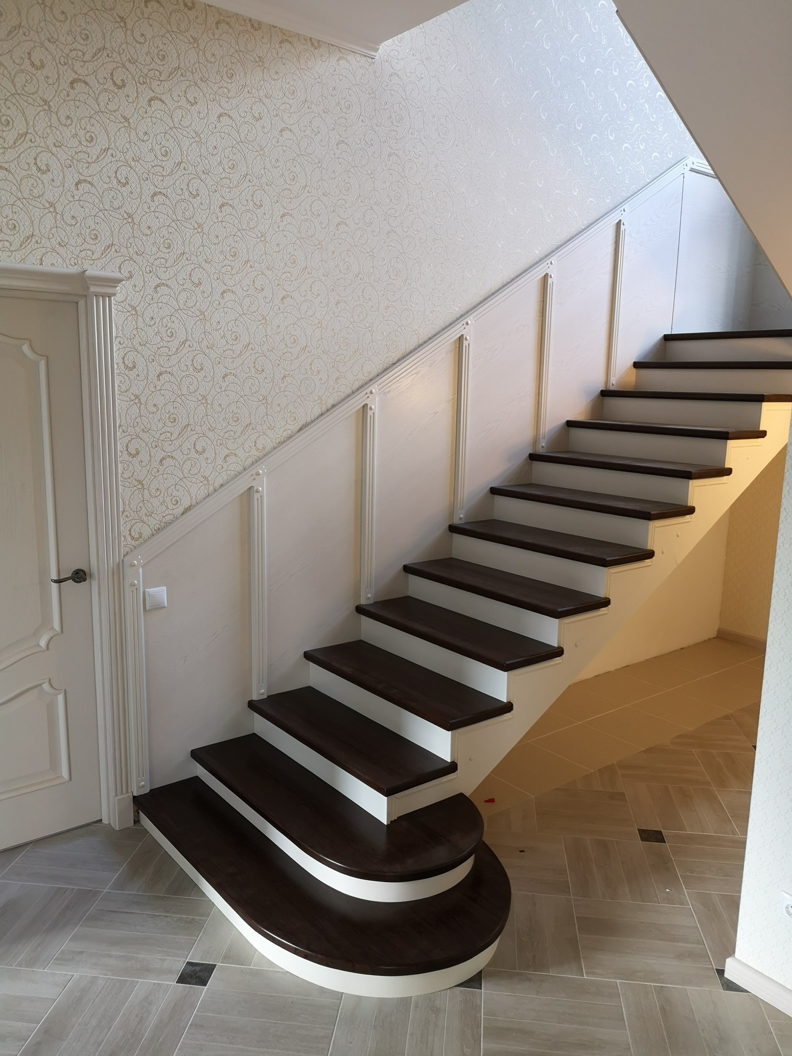 Classic is always in fashion - Longpost, Dacha, Interior Design, Idea for home, Stairs, My