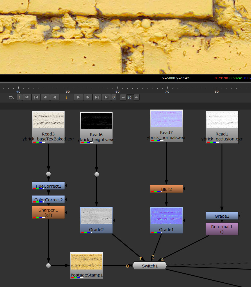 How I create seamless materials (part 2) - My, Computer graphics, Wall, Bricks, Material, Creation, Photogrammetry, Longpost