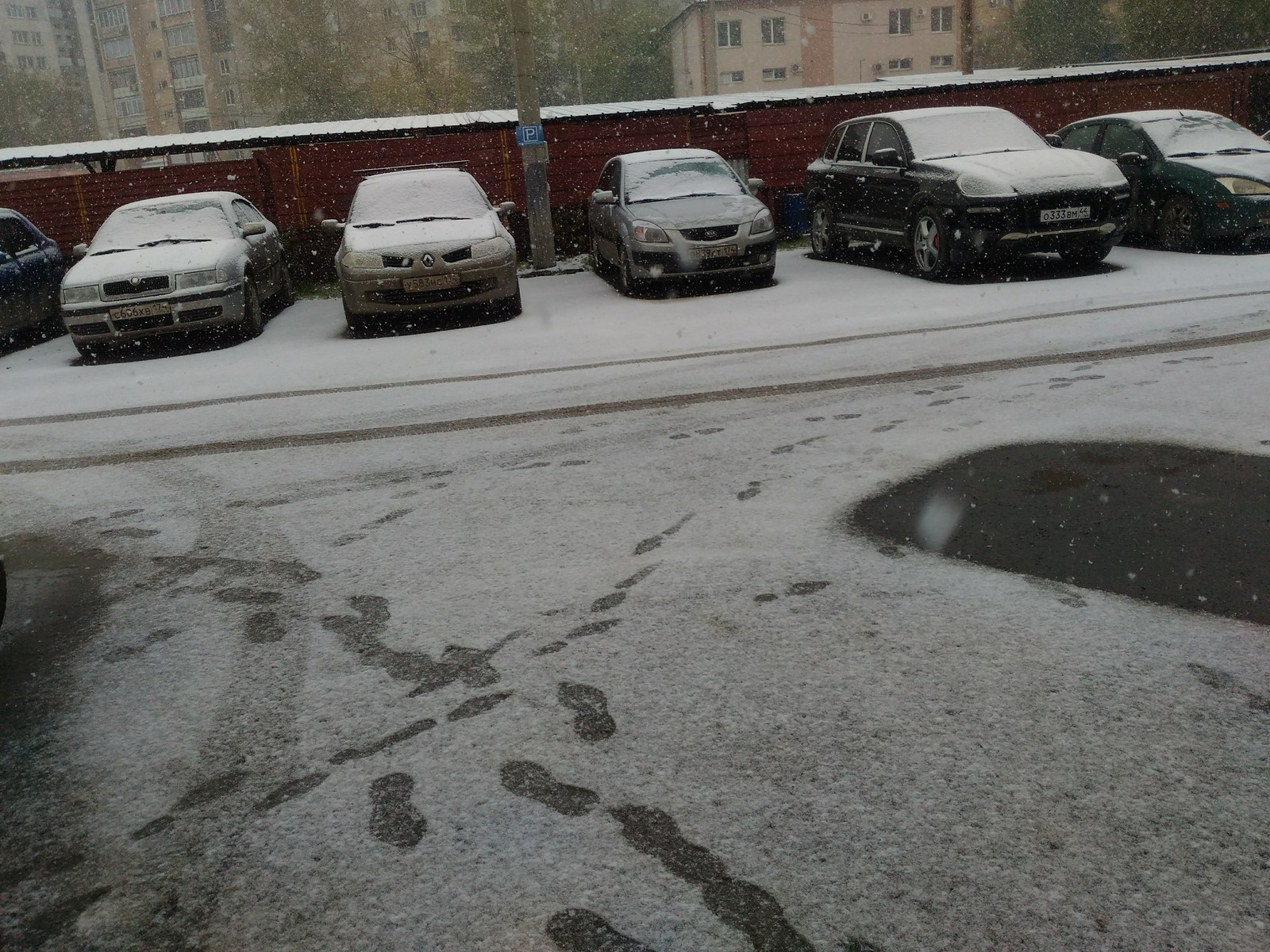 Today we were covered with snow in Chelyabinsk) - My, Snow, Chelyabinsk, Kick-ass