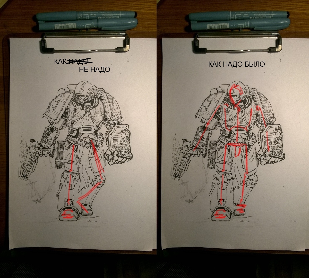 Warhammer themed fanart - My, Warhammer 40k, Warhammer 400000, The Imperium of Man, Imperium, Warhammer fanart, Wh Art, Longpost, Art, Drawing