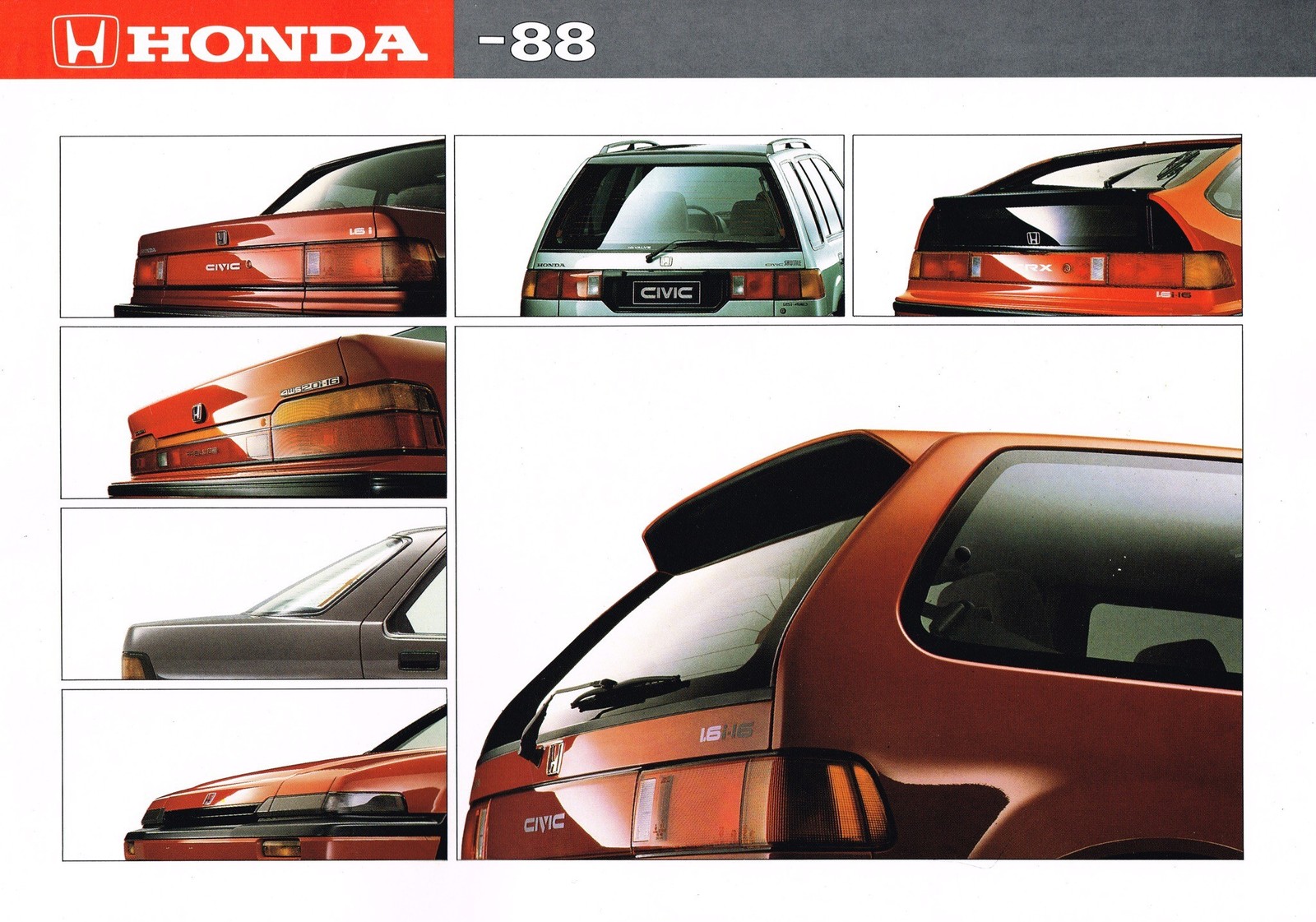 Honda - 1988 год - Honda, Тревор Филлипс, Каталог, Длиннопост