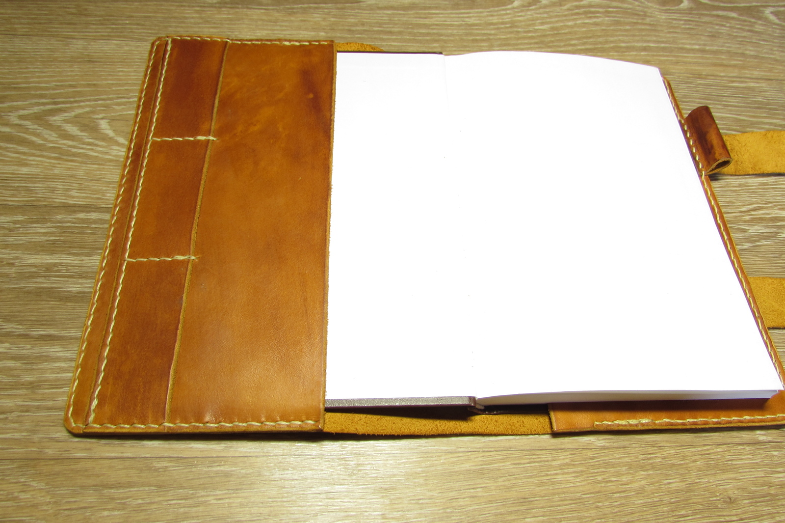 gift for the new year) - My, Handmade, Leather, Cover, Presents, New Year, Notebook, Diary, Longpost