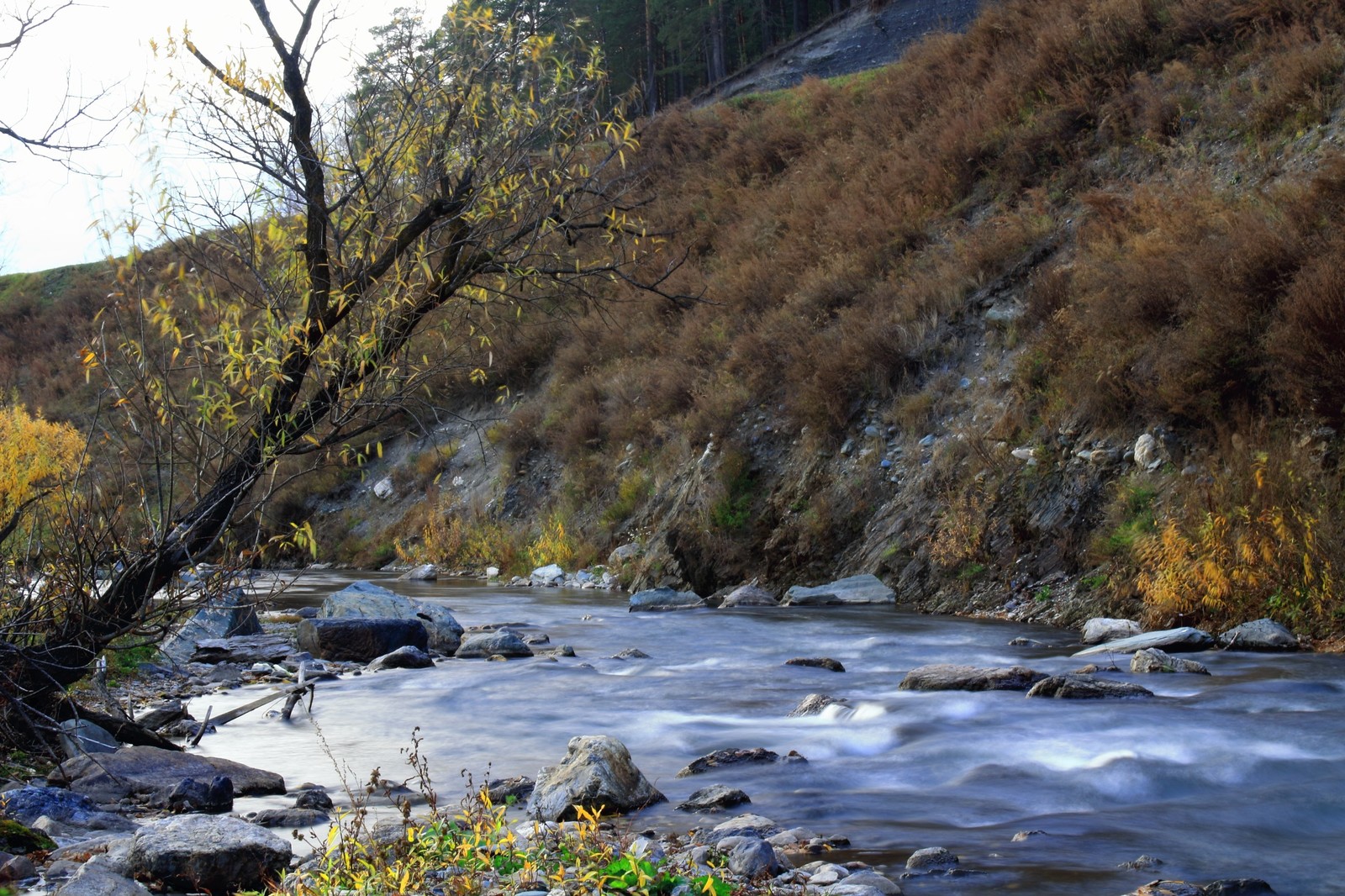 Milk Rivers - My, The photo, Beginning photographer, Canon 1200d, River, Milk Rivers, Mountain river