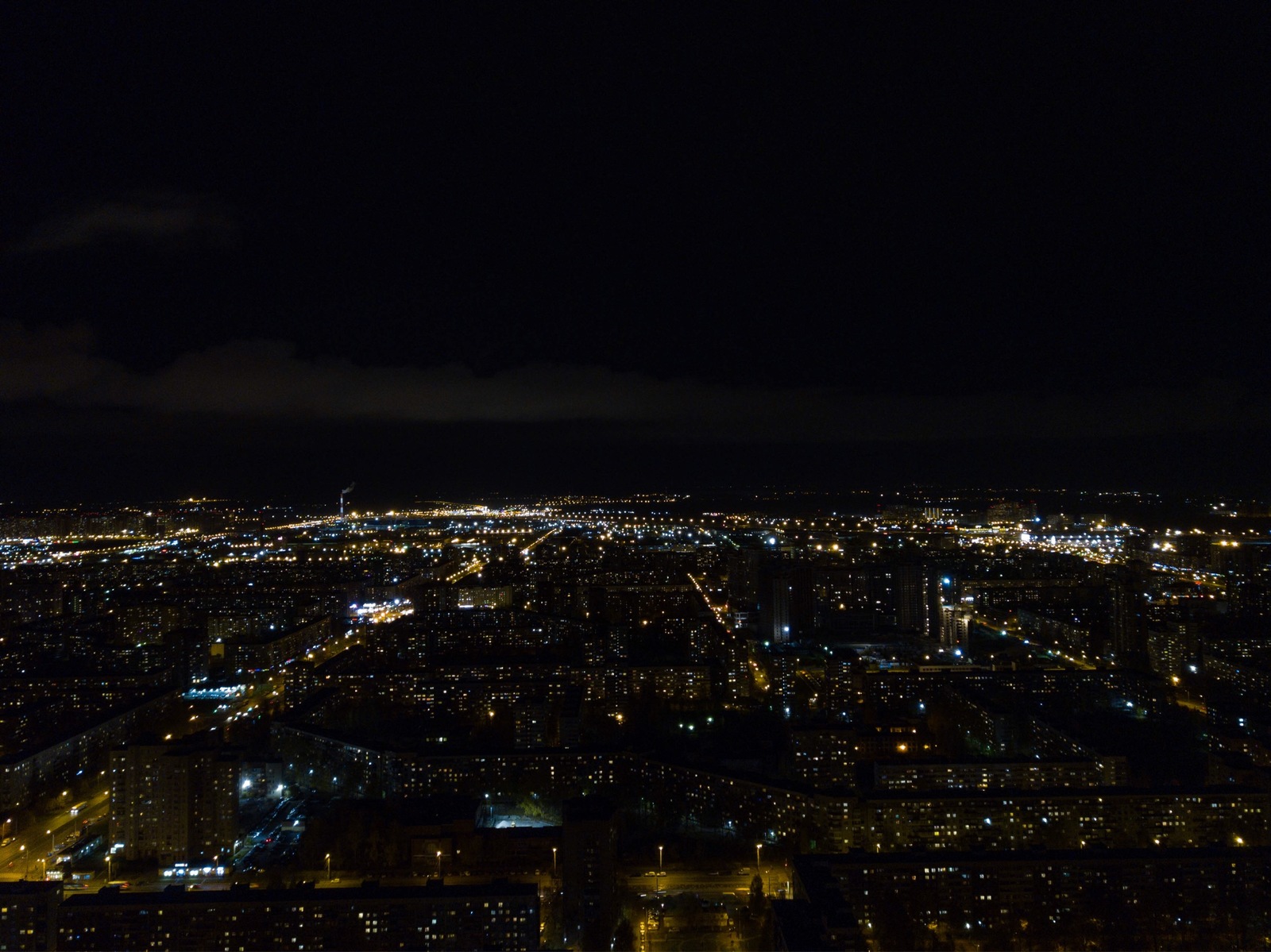 Petersburg at night - My, Drone, Quadcopter, , Saint Petersburg, Night, Aerial photography, Longpost