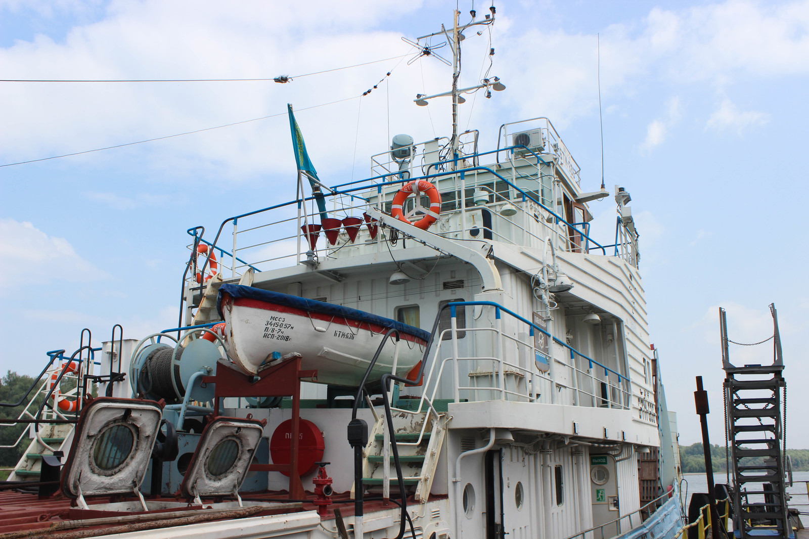 The captain of the ship for the sake of the Irtysh abandoned the Baltic - My, Captain, Profession, River, Kazakhstan, Irtysh, Ship, First post, Longpost