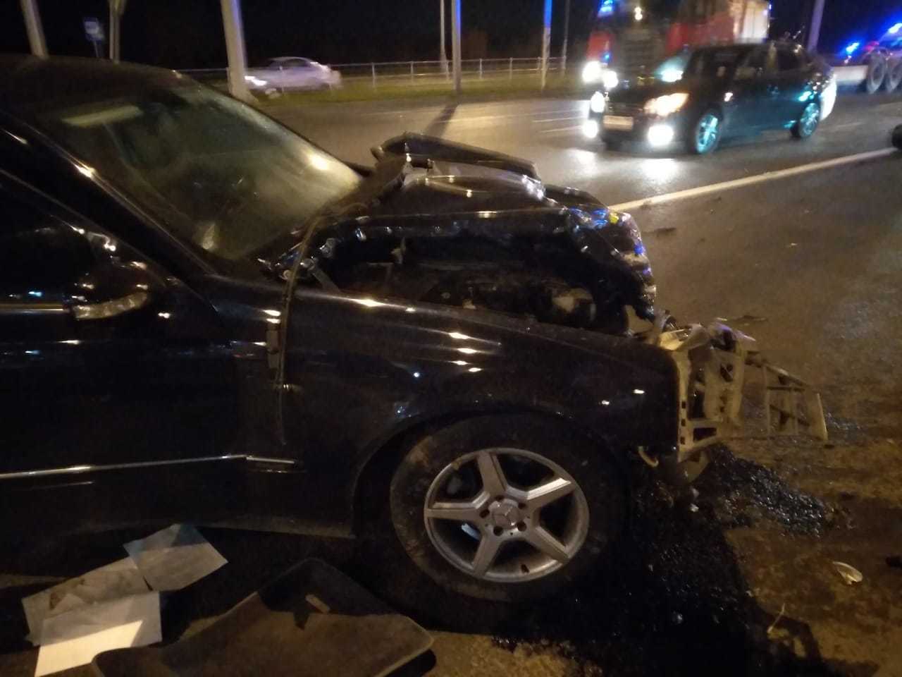 Accident on Warsaw highway - My, Road accident, Accident witnesses, No rating, Moscow, Varshavskoe shosse