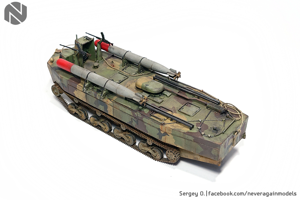 Japanese amphibious APC-torpedo bomber Type-4 Ka-TSU in 1:72 scale - My, 1:72, Scale model, Stand modeling, Models, Longpost, Prefabricated model