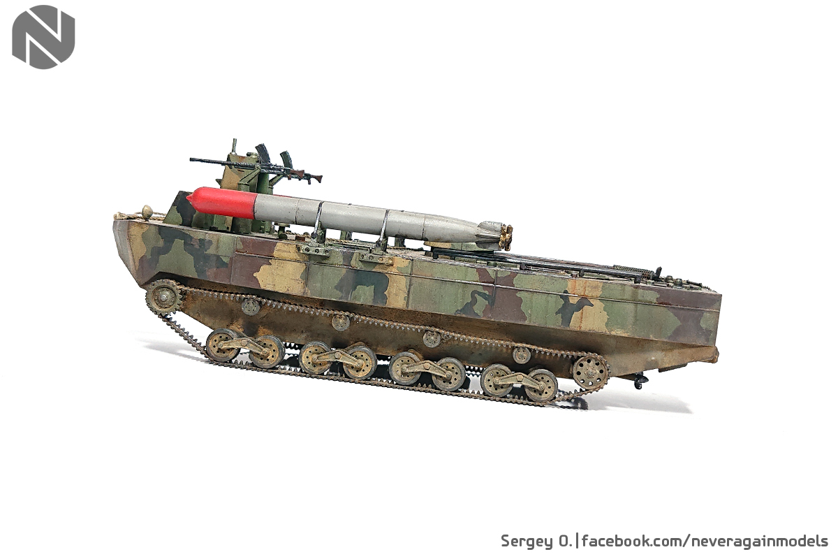 Japanese amphibious APC-torpedo bomber Type-4 Ka-TSU in 1:72 scale - My, 1:72, Scale model, Stand modeling, Models, Longpost, Prefabricated model