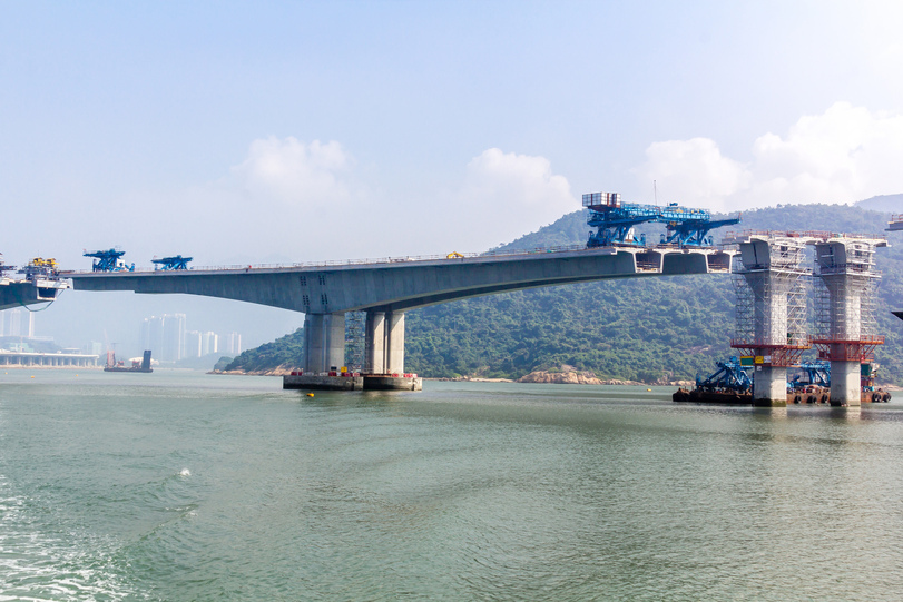 Tomorrow, China will open the world's longest bridge that crosses the ocean. - Bridge, China, Longpost, The photo