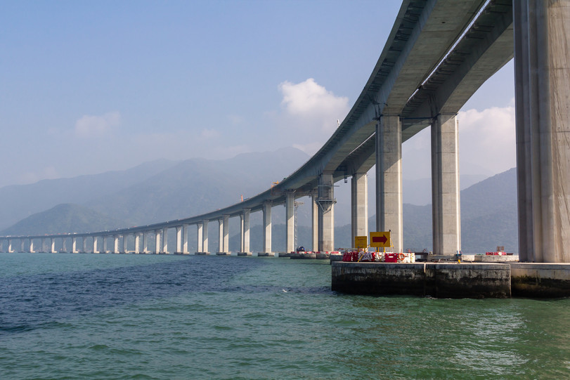 Tomorrow, China will open the world's longest bridge that crosses the ocean. - Bridge, China, Longpost, The photo