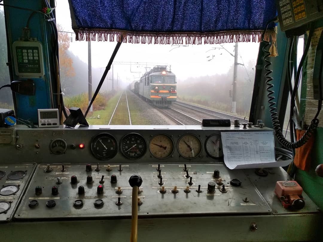 Morning from the cabin VL80s - Vl80, A train, Railway