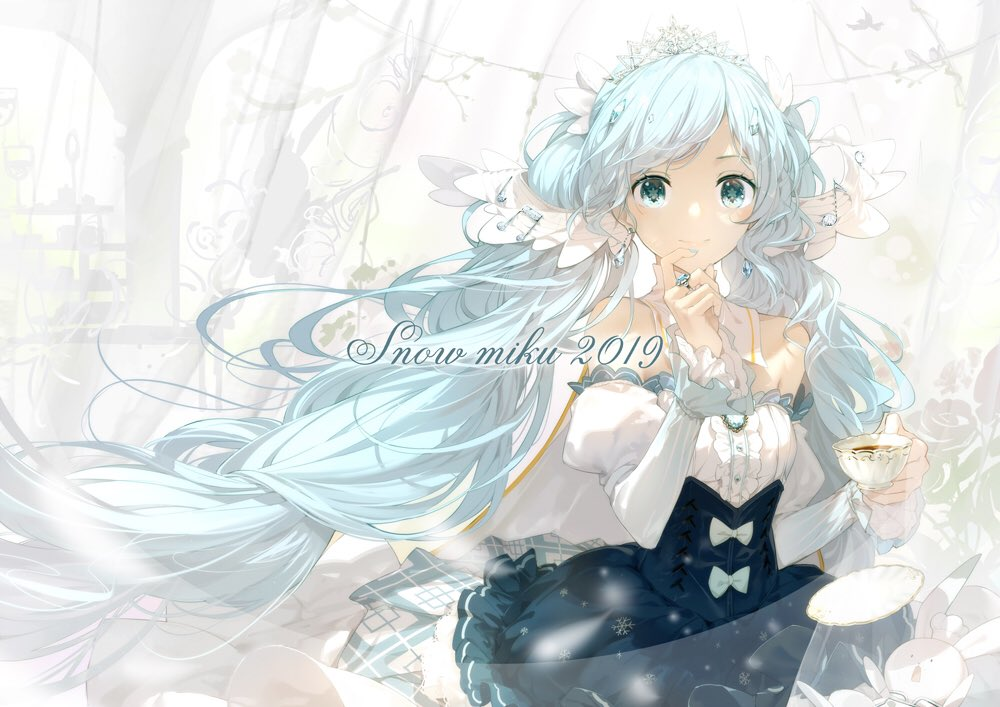 Snow Miku and DJ Miku - Anime, Not anime, Vocaloid, Hatsune Miku, Snow miku, Anime art, , 