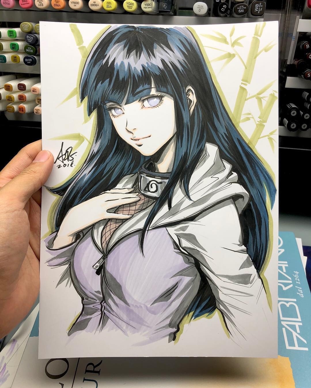 By ArtGerm - Artgerm, Арт, Аниме, Хината Хьюга, Наруто, Hinata Hyuga