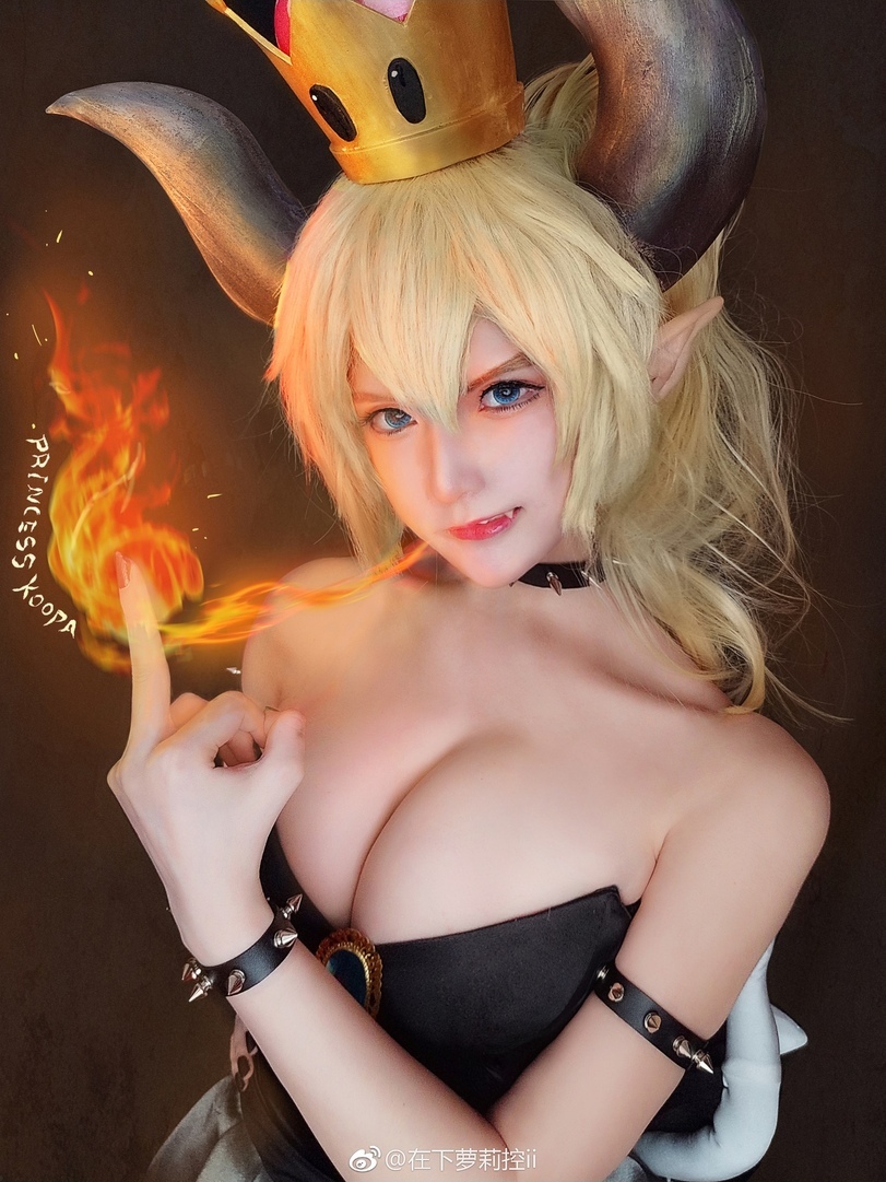 Cosplay Bowsette (Mario) [maousamaa] - Princess Koopa, Super mario, Bowsette, Cosplay, Boobs, Longpost