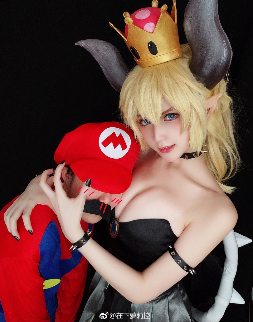 Cosplay Bowsette (Mario) [maousamaa] - Princess Koopa, Super mario, Bowsette, Cosplay, Boobs, Longpost