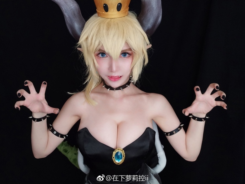 Cosplay Bowsette (Mario) [maousamaa] - Princess Koopa, Super mario, Bowsette, Cosplay, Boobs, Longpost