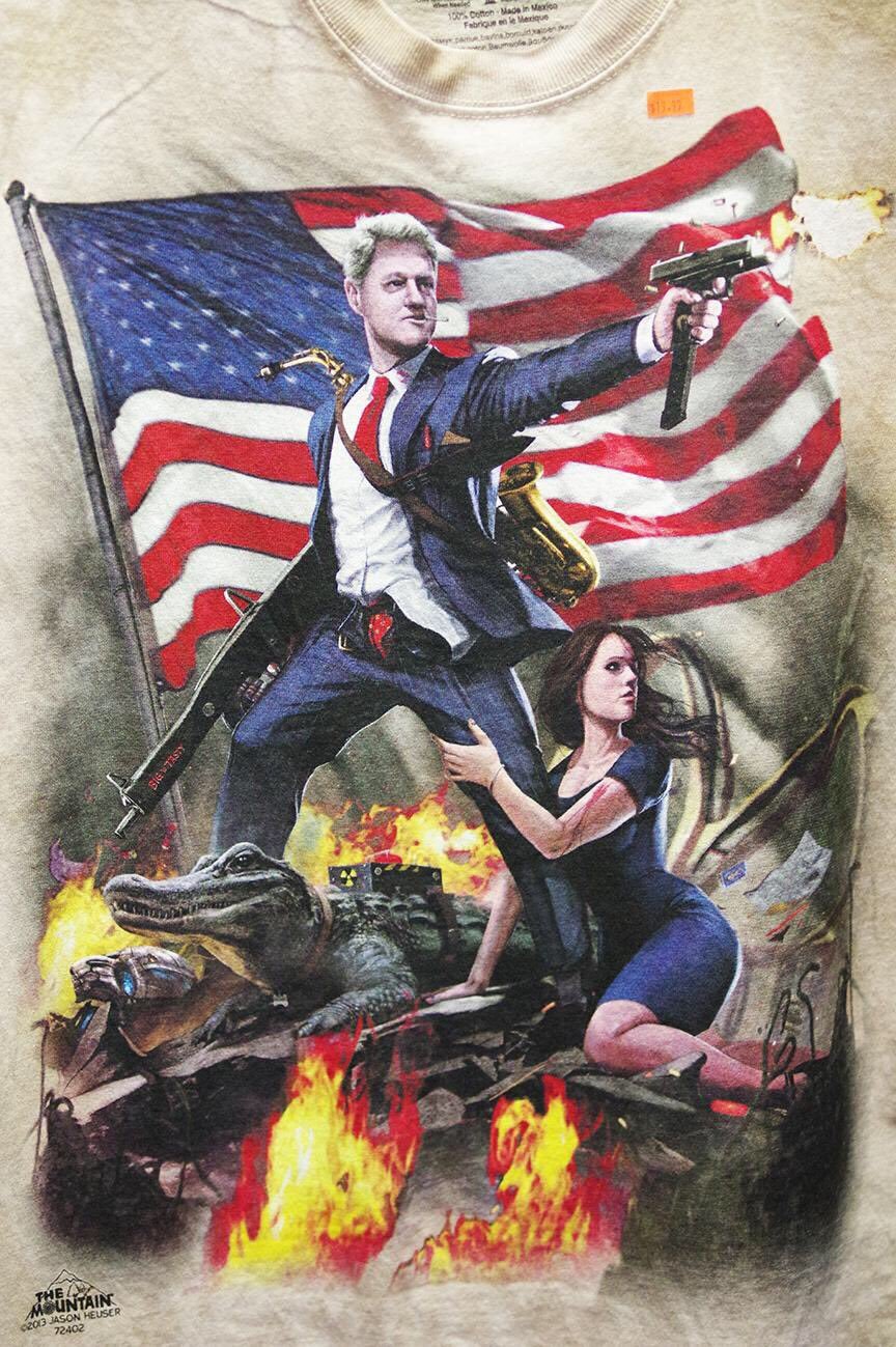 Top print for t-shirt - Print, Politics, USA, Bill clinton