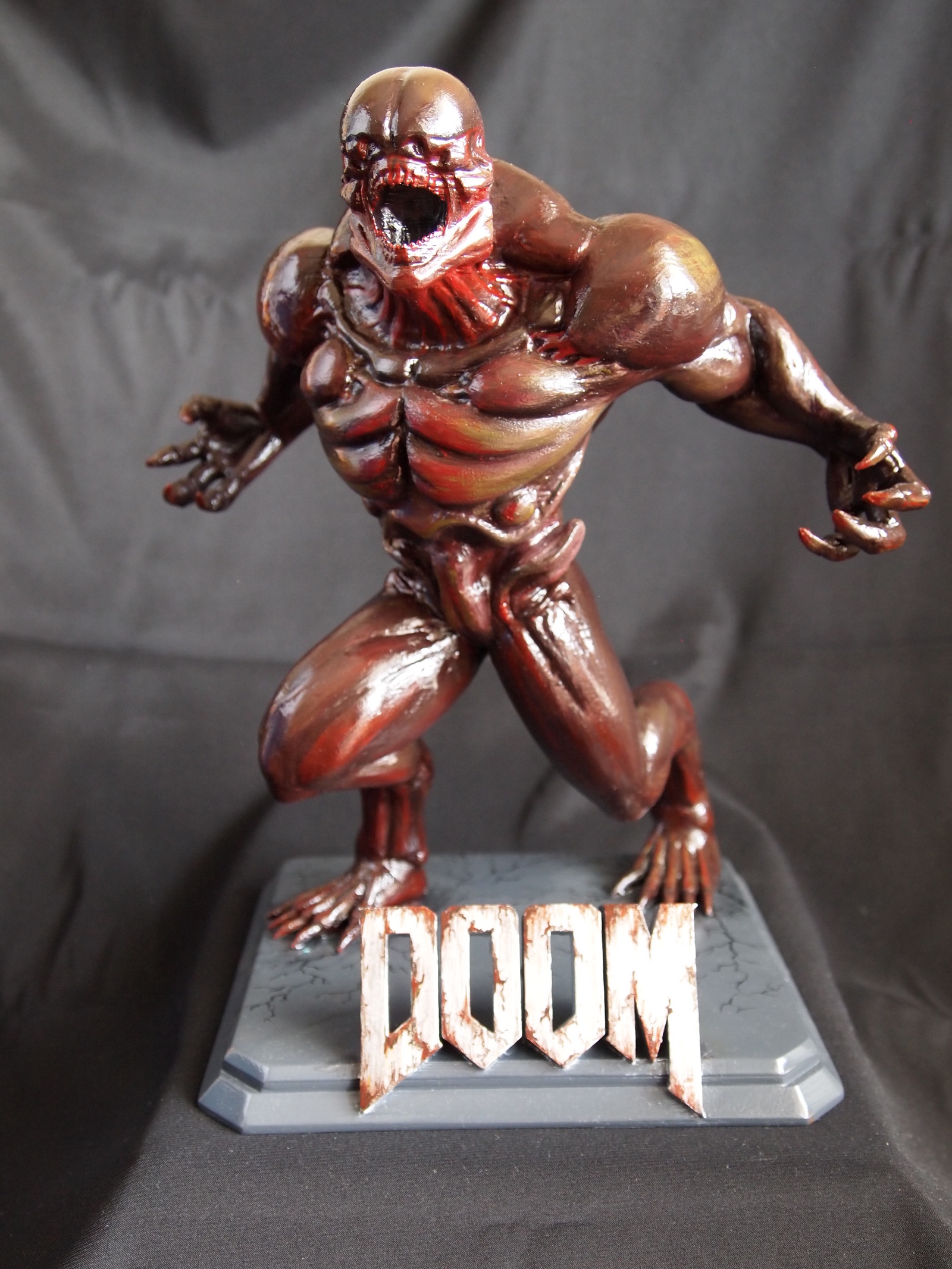 3D printing and hellish torment - My, 3D печать, Painting, Figurine, Custom, Collection, Doom, Games, Art, Longpost, Figurines, Customization