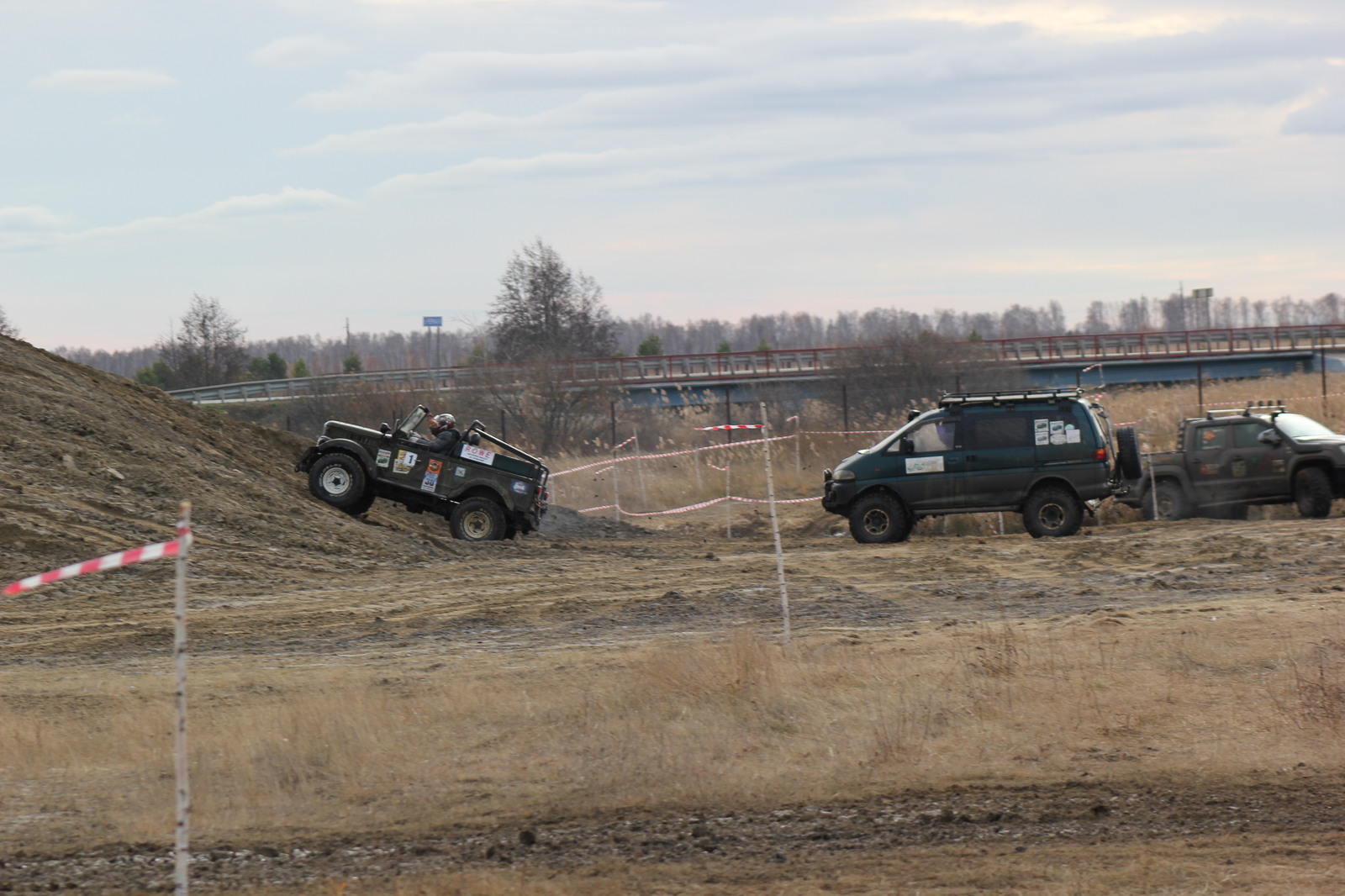 Day of the motorist Zauralsky tract Kurgan. - My, Off-road sports, Mound, Motorist's Day, Longpost