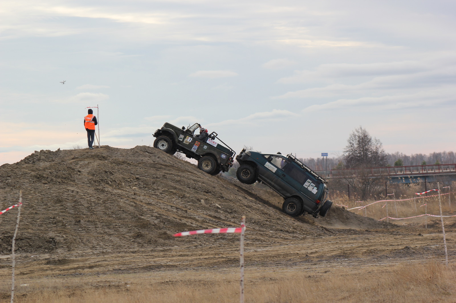 Day of the motorist Zauralsky tract Kurgan. - My, Off-road sports, Mound, Motorist's Day, Longpost