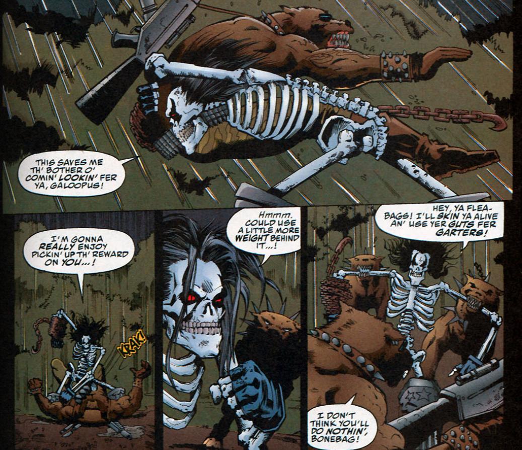 Superhero Powers: Lobo - My, Superheroes, Supervillains, Dc comics, 90th, Brutality, Comics-Canon, Longpost