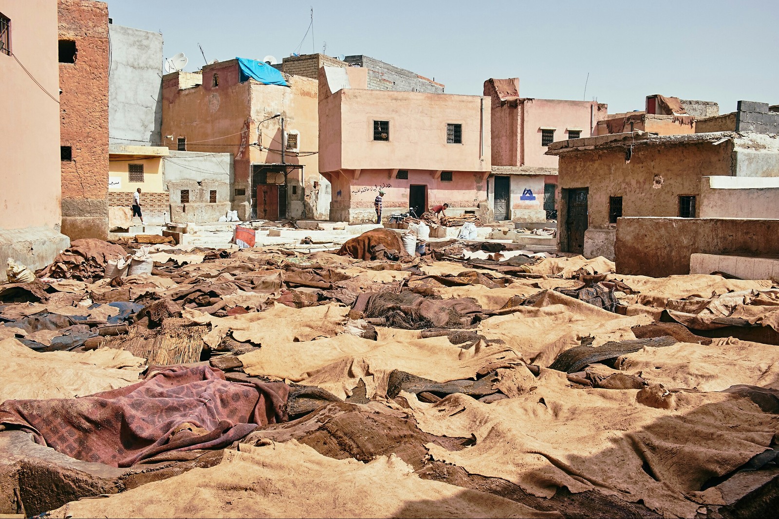 Circle Morocco: Tanneries of Marrakech - My, Travels, Longpost, Morocco, Marrakech, Leather, Arabs