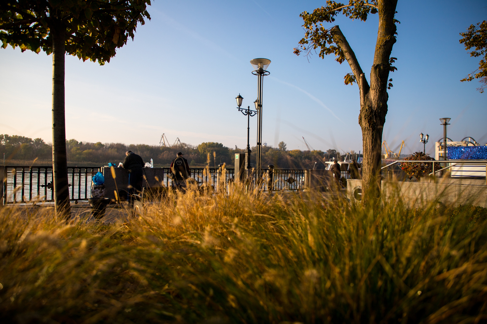 Walk along the embankment of Rostov-on-Don in the autumn morning - My, Rostov-on-Don, The photo, Morning, Longpost