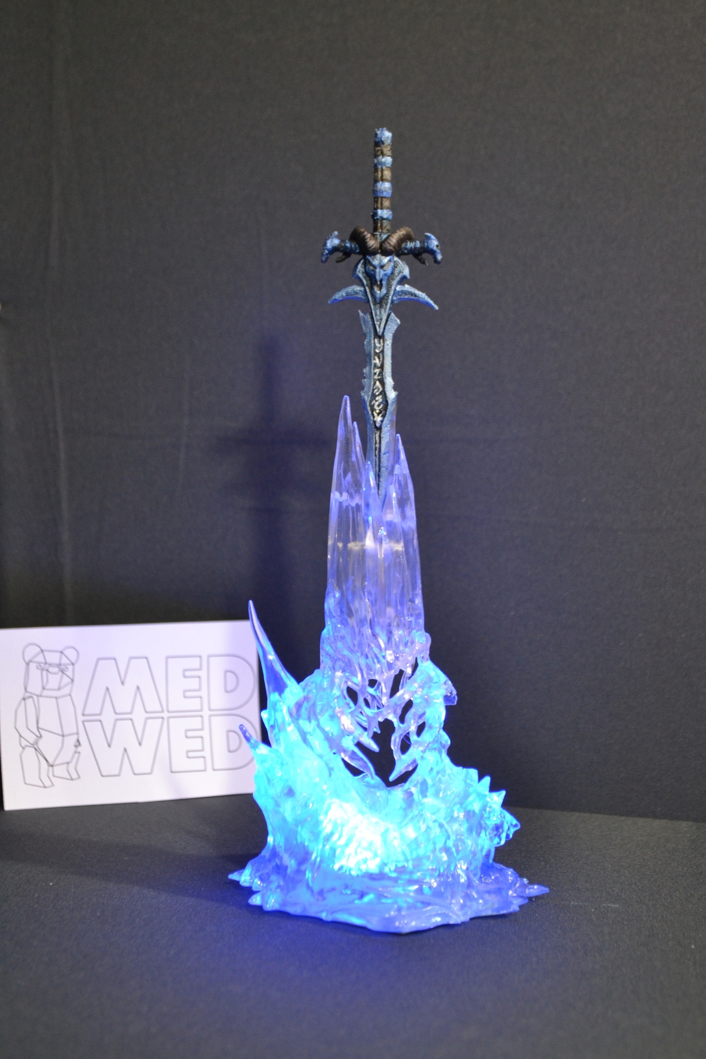 Lich King on a 3d printer. - My, 3D printer, 3D печать, Craft, Longpost, World of warcraft, 