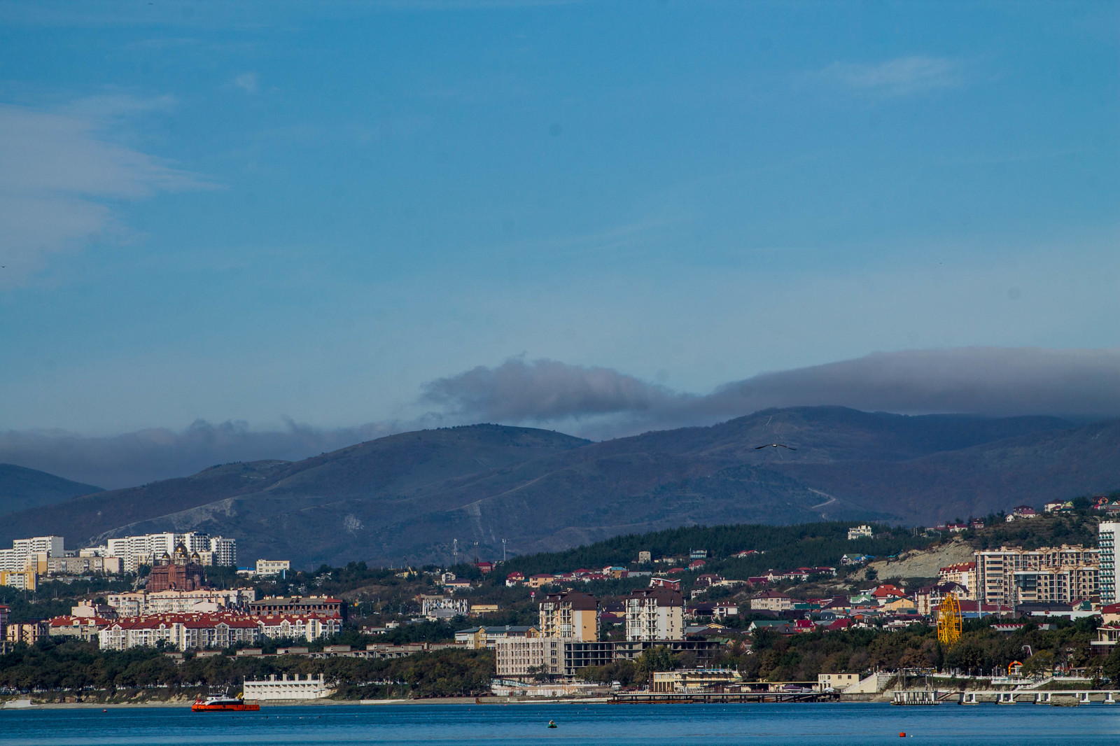 sky and sea - My, Sky, Sea, Longpost, Canon, The photo, The mountains