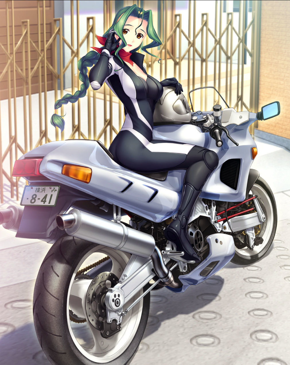 Chicks and Cycles - Anime art, A selection, Motorcycles, Drawing, Moto, Longpost