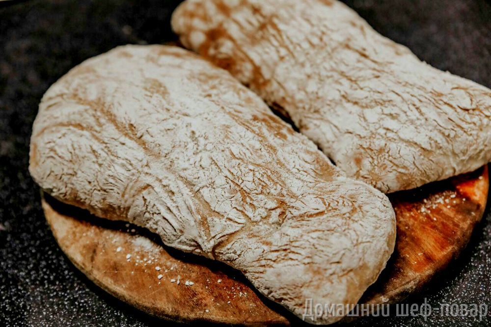 Homemade bread or how to bake Ciabatta at home - My, Food, Bread, Ciabatta, , Dinner, Dinner, Bakery products, Cook, Longpost