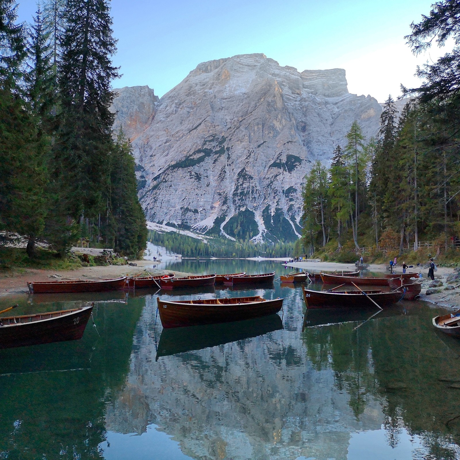 Lake Braies, Italy - My, Italy, Alps, Lake, Braies, Nature, Landscape, Longpost