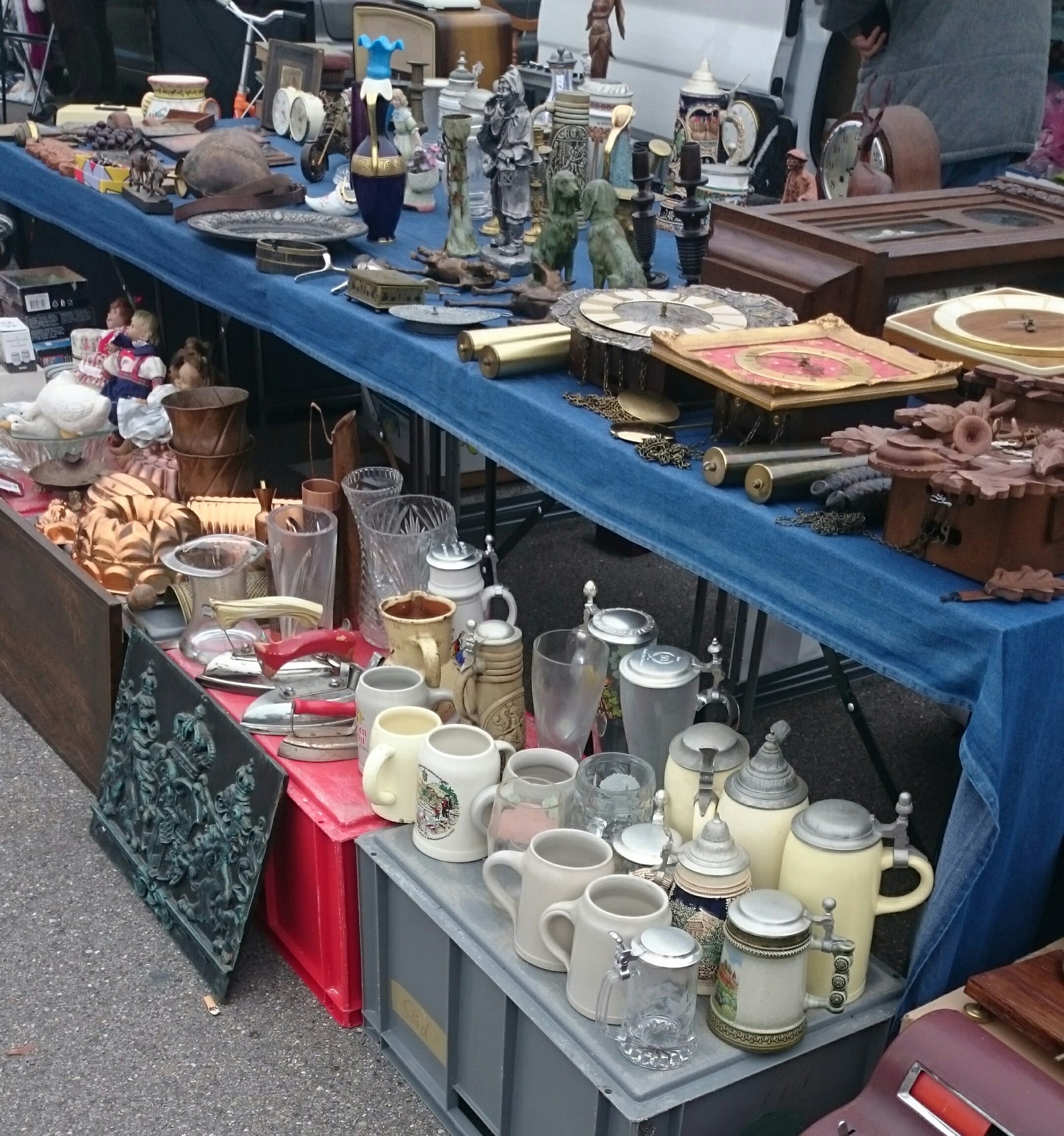 Flea market in German or Flohmarkt. - My, Flea market, Germany, And how are they, Rarity, Bazaar, Flohmarkt, Longpost, Swap meet