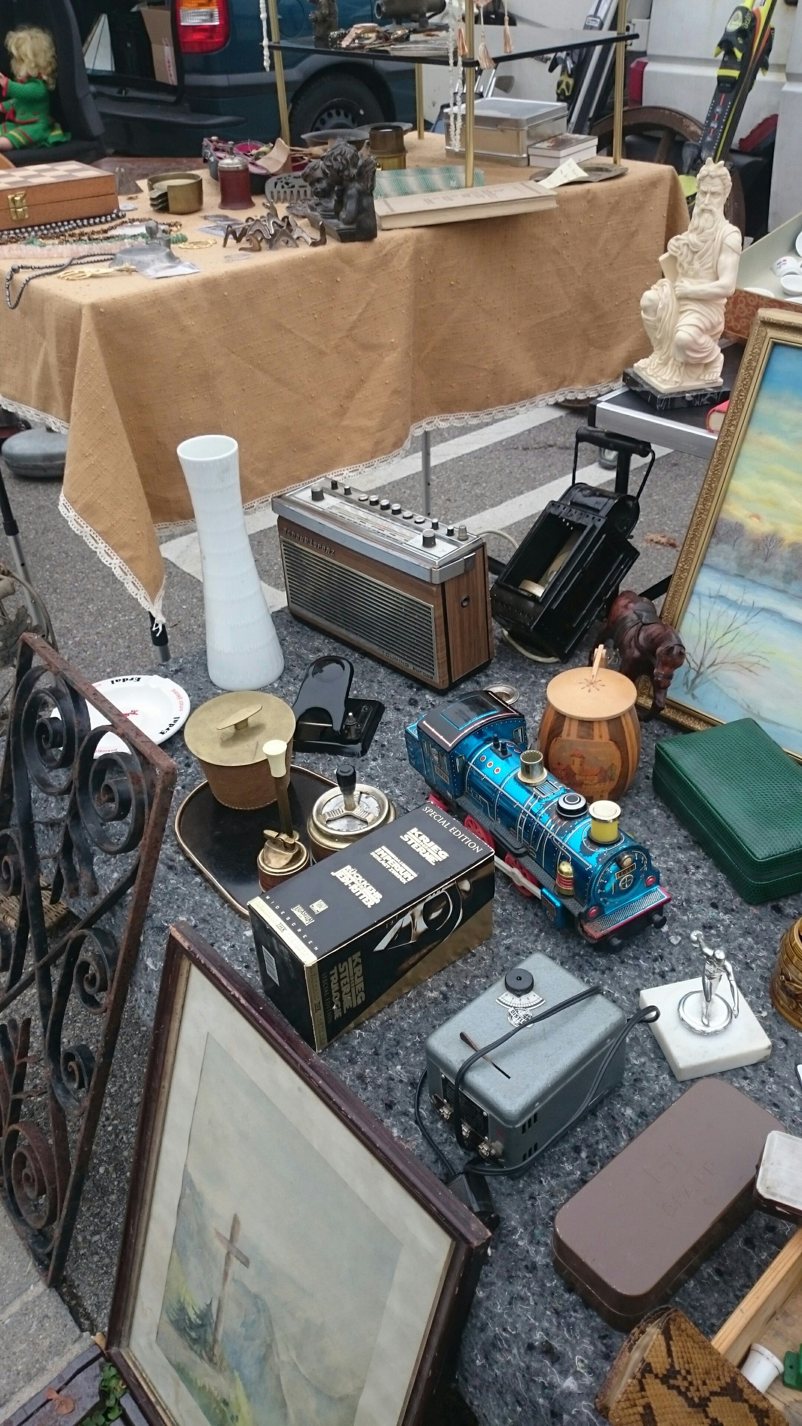 Flea market in German or Flohmarkt. - My, Flea market, Germany, And how are they, Rarity, Bazaar, Flohmarkt, Longpost, Swap meet