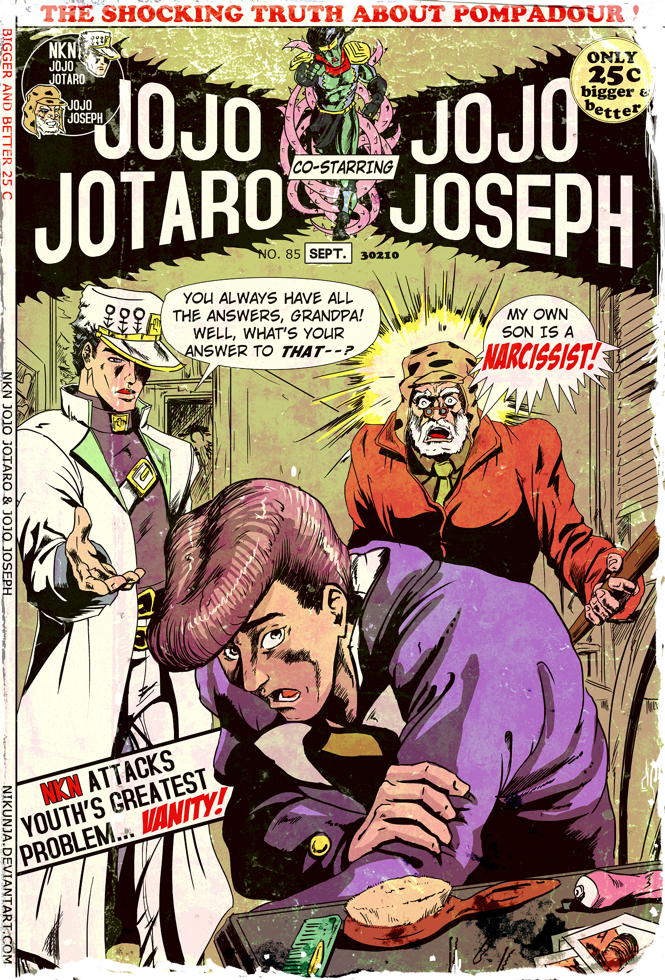 JoJo in the style of Marvel and DC comics. - Jojos bizarre adventure, Marvel, DC, Comics, Anime, Anime art, Longpost, Dc comics