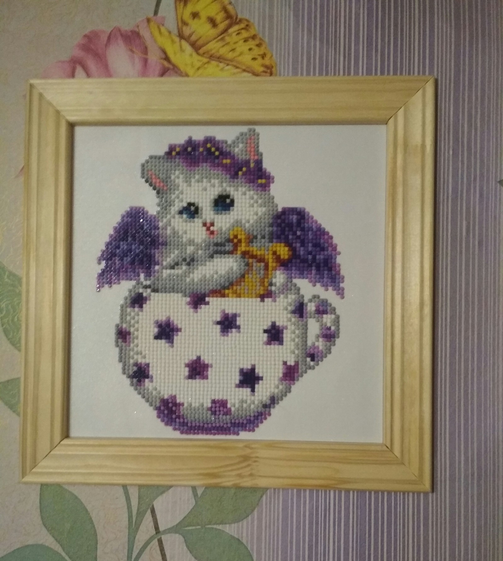 Creativity corner - My, Needlework without process, Cross-stitch, Diamond mosaic, Longpost