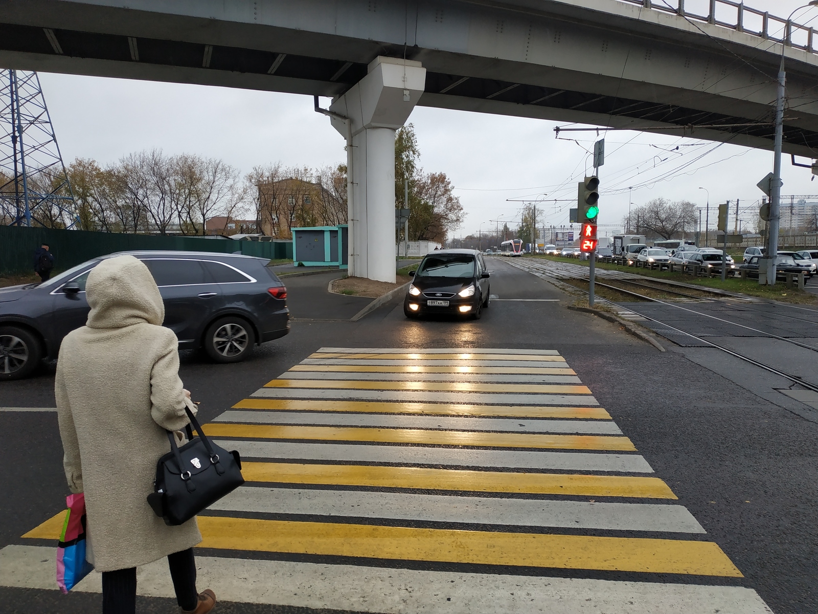 Mistake, b..t. - My, Markup, Error, Humor, Road workers, Moscow, Crosswalk